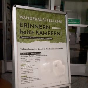 Termintafel der veranstaltungsreihe