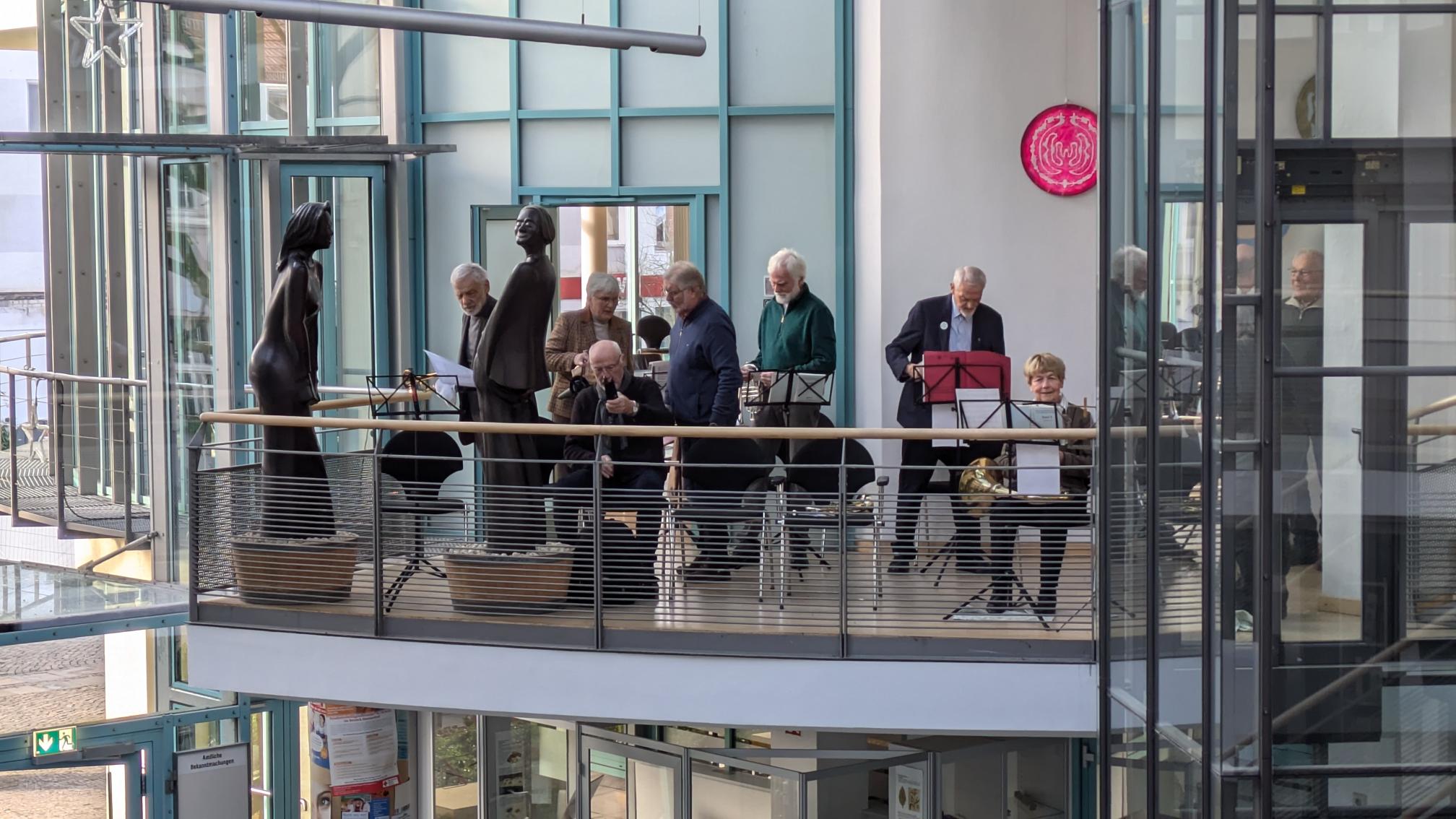 Auch der Posaunenchor der St. Laurentiusgemeinde begleitete die Feier